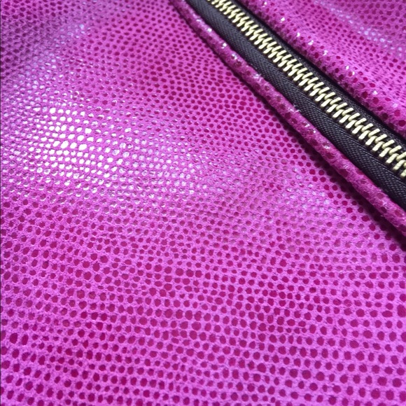 Reptile Embossed Leather Clutch - Picture 3 of 6